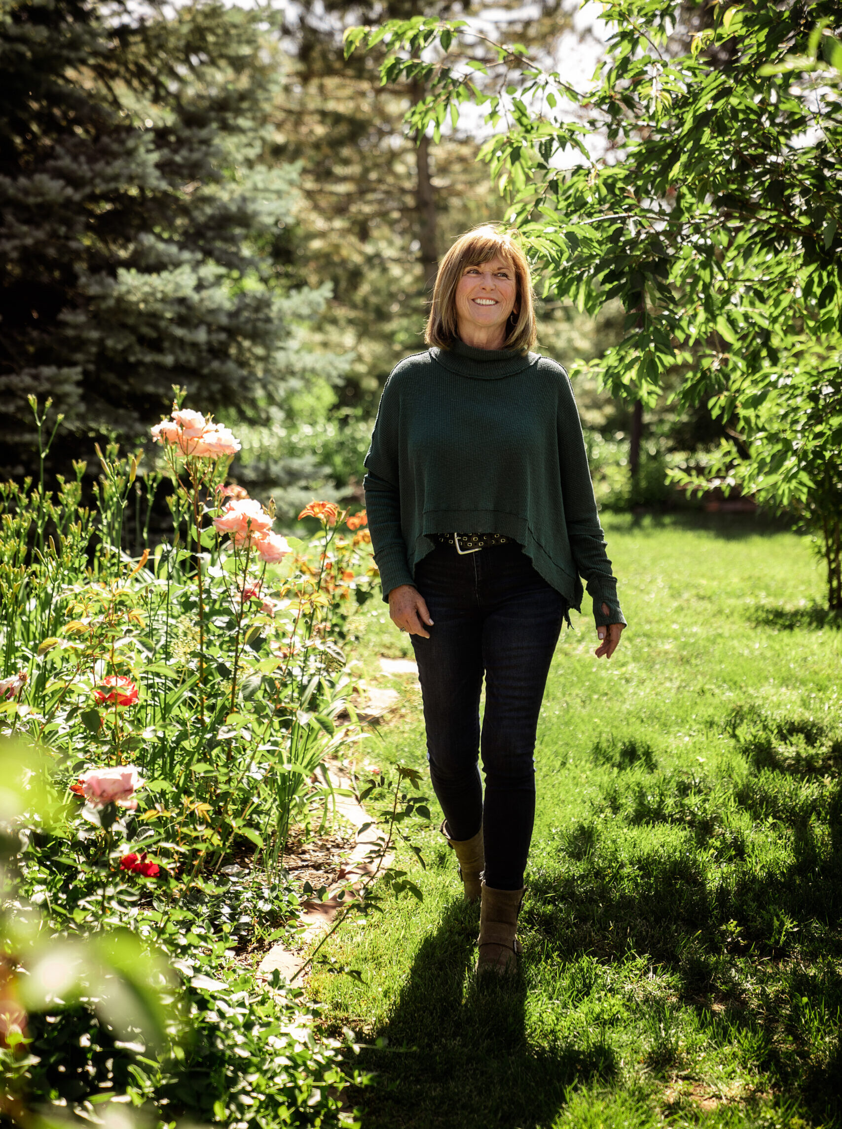 jane miller in the garden