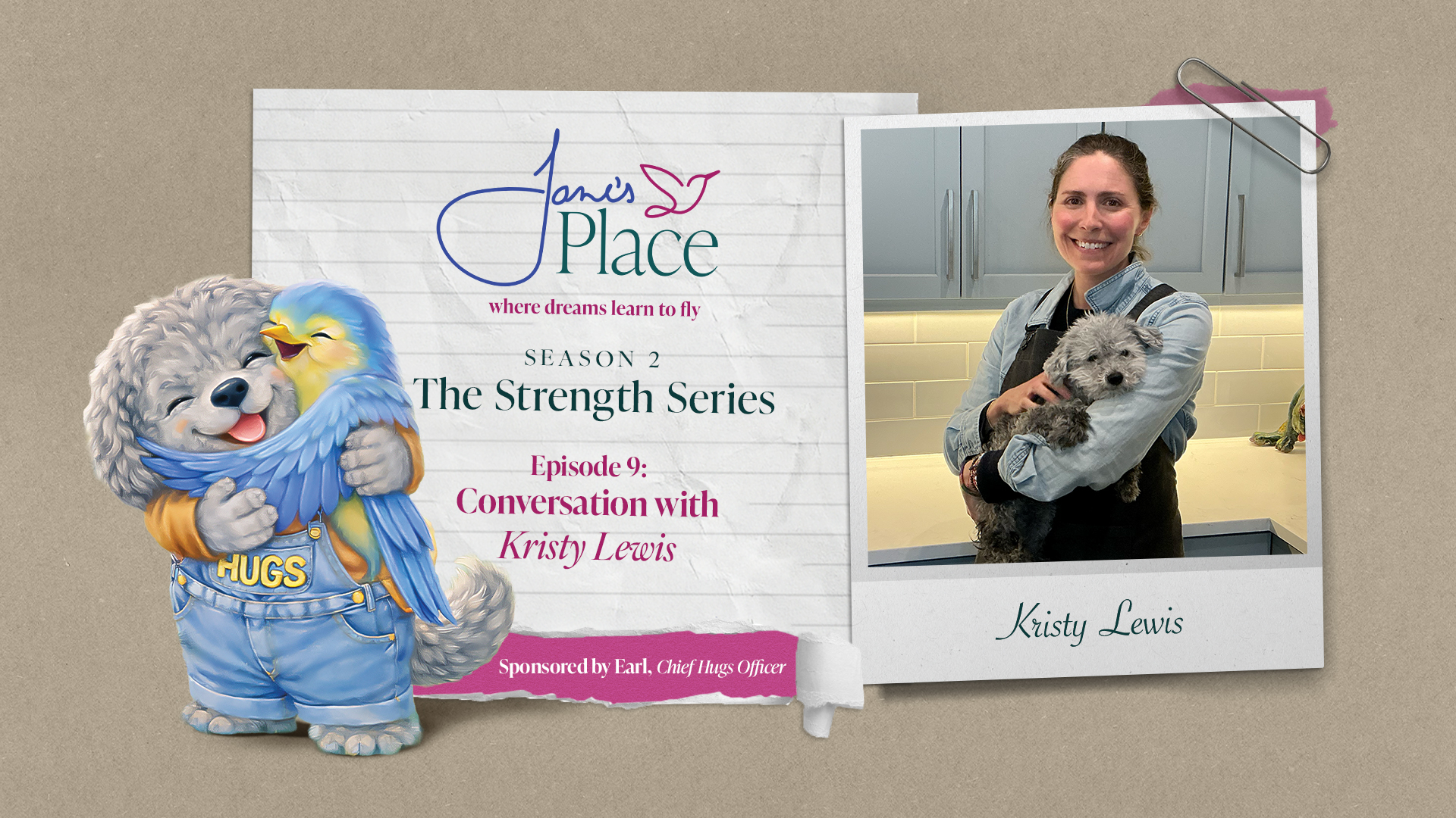 thumbnail for episode with Kristy Lewis at Jane's Place Podcast